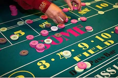 Mobile app interface showing live casino lobby